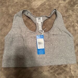 Adidas Gray Sports Bra NWT